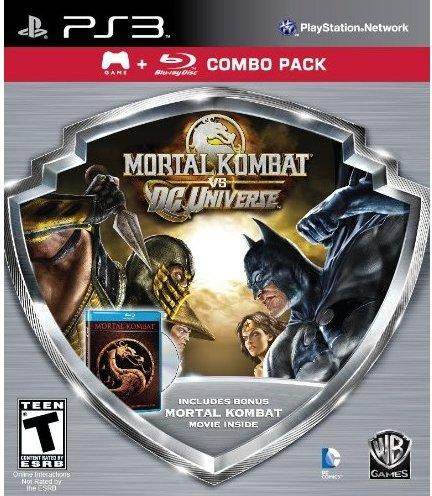 Mortal Kombat vs. DC Universe Movie Combo Pack (Playstation 3) - Game Manual Only
