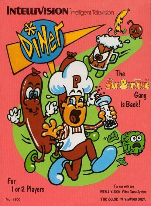 Diner (Intellivision) - Game Manual Only