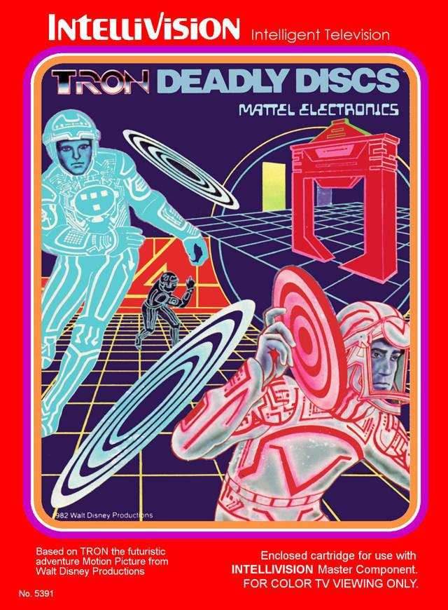 Tron Deadly Discs (Intellivision) - Game Manual Only