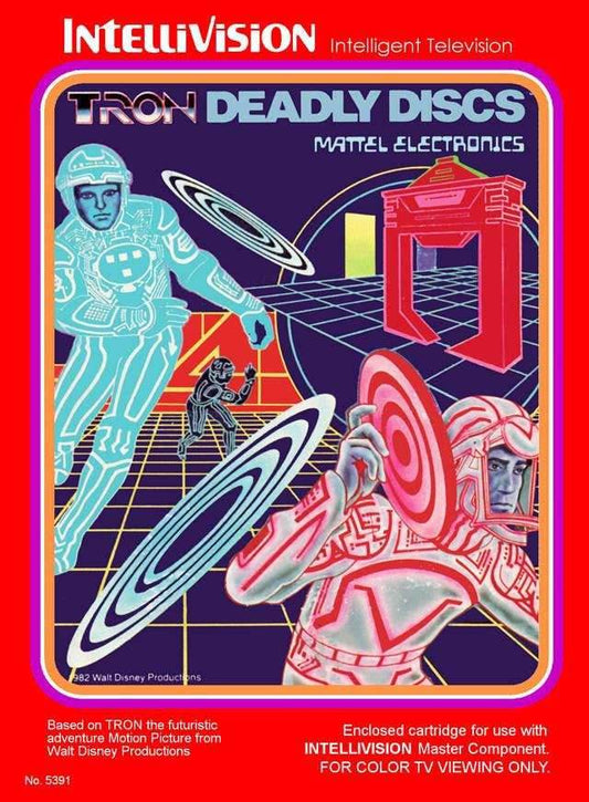 Tron Deadly Discs (Intellivision) - Game Manual Only