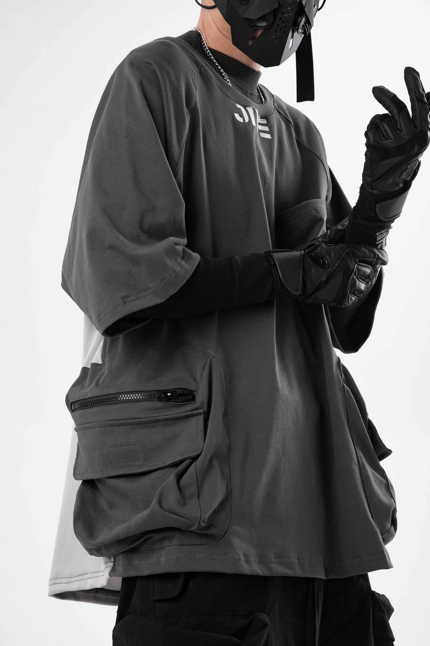 JX Storm Utility Tee - Grey / M