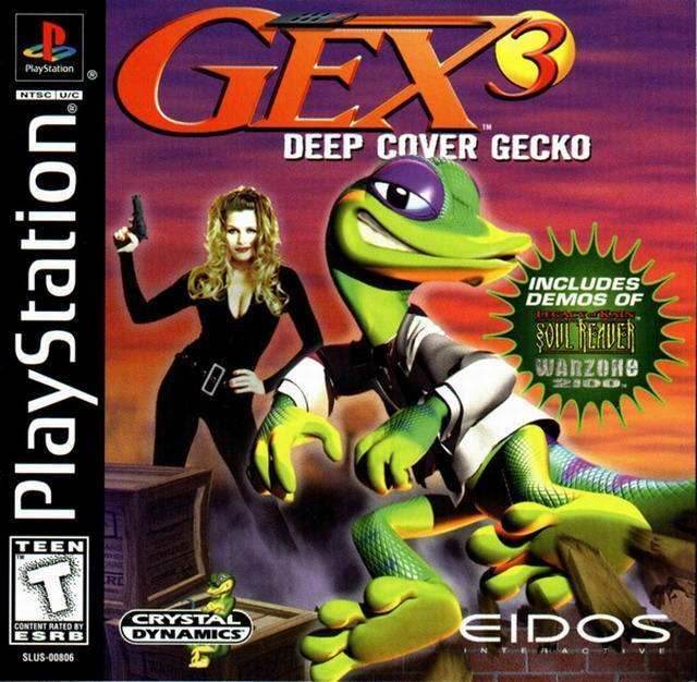 Gex 3: Deep Cover Gecko (Playstation) - Game Manual Only