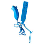 Wiimotes or Wii Nunchuks for Nintendo Wii Official-Controller - Blue Wii Remote & Nunchuk (Not Official Nintendo Item)