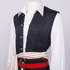 Cosplay costume Caribbean pirate long sleeved wig pants performance costume cosplay costume