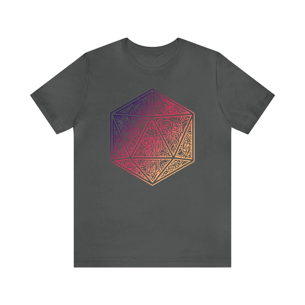 Ombre Ornamental Dice Shirt - Asphalt / S