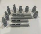 Custom Snow Speeder cannons. 3D Printed.
