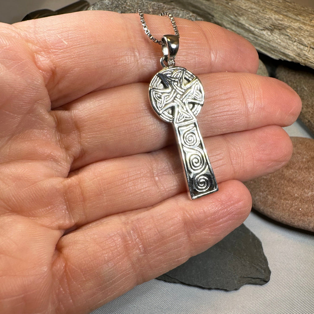 Modern Celtic Cross Necklace