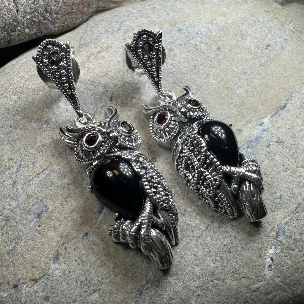 Marcasite Bee Earrings