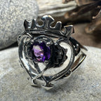 Dedication Luckenbooth Amethyst Ring