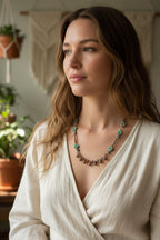 Lotus Dawn Crystal Necklace