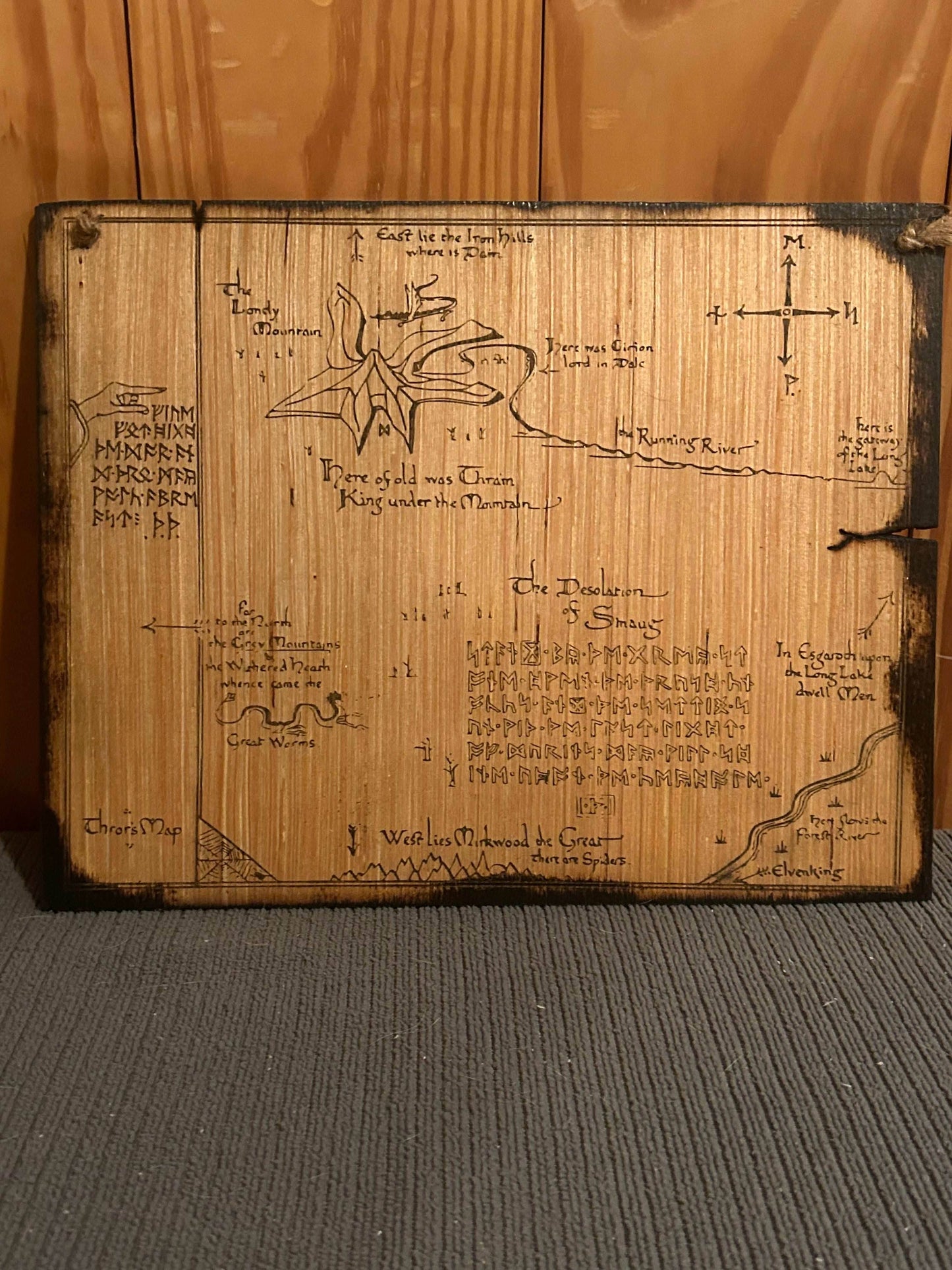 Thorin’s (Hobbit) Map - XL