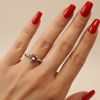 Ombre Claddagh Ring