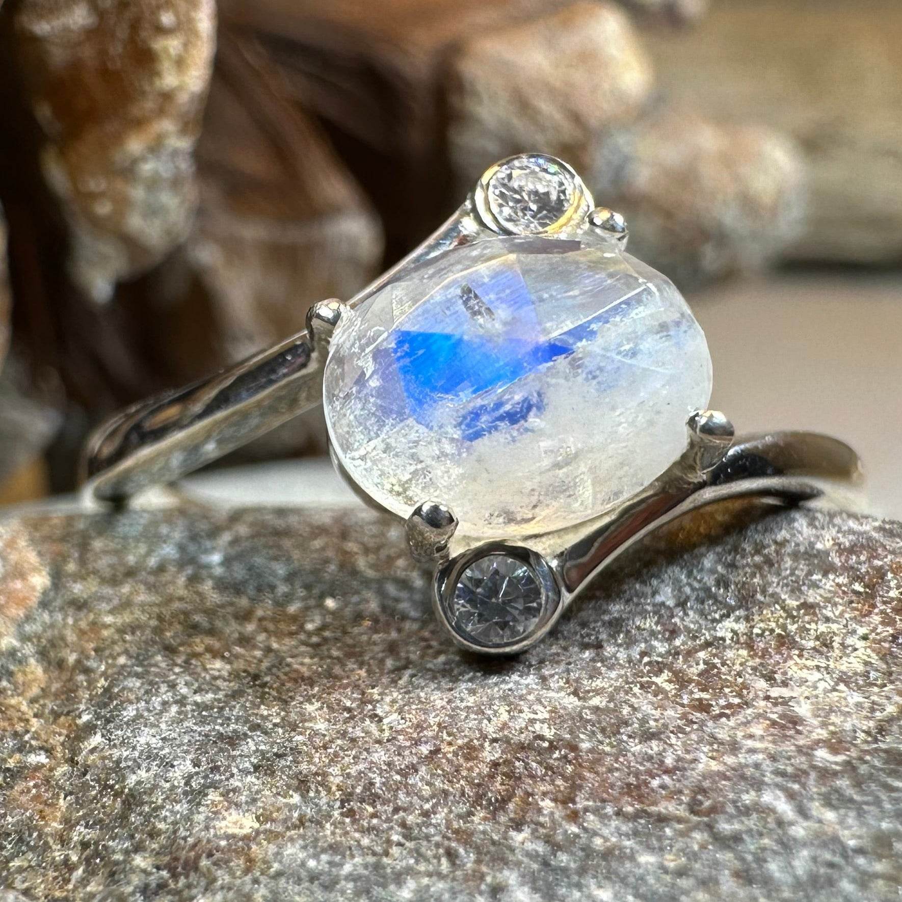 Lysandra Moonstone Ring - 5