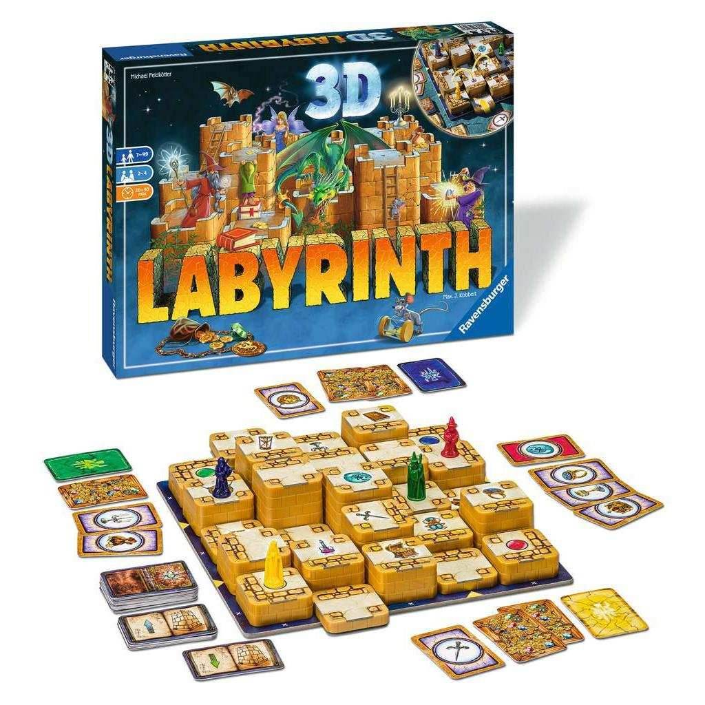 3D Labyrinth - Fantasy Boardgame - Ravensburger - 