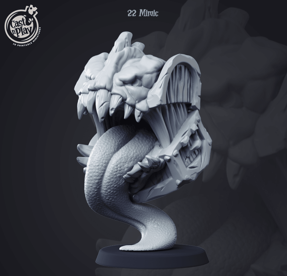 3D Printed Cast n Play Mimic 28mm 32mm D&D