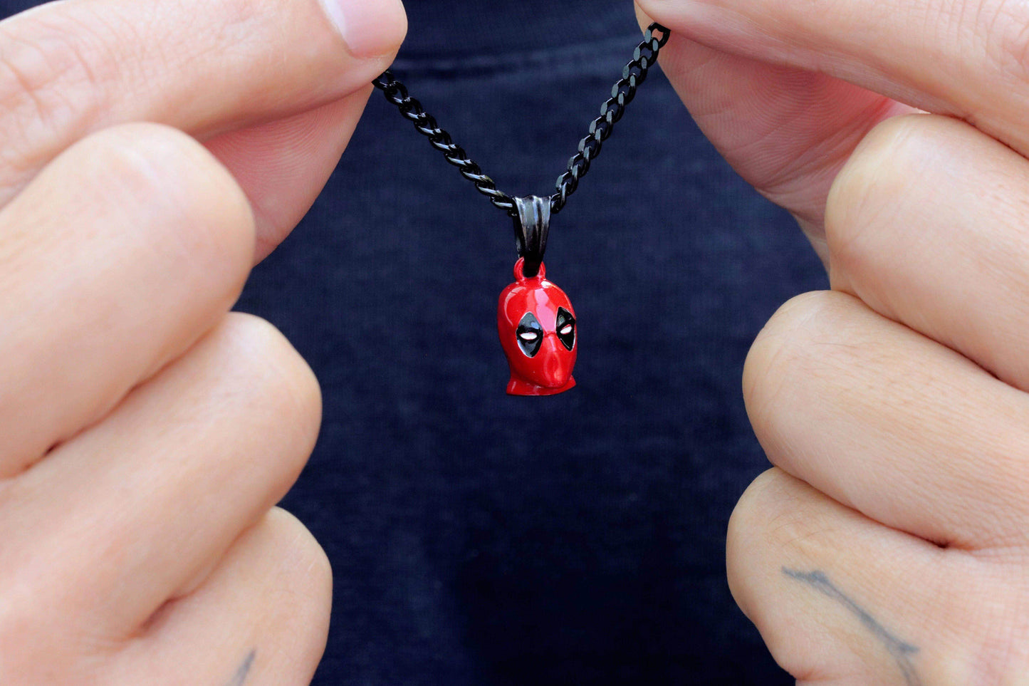 Marvel™ Deadpool Necklace - Black