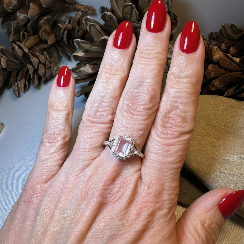 Tianna Rose Quartz Ring