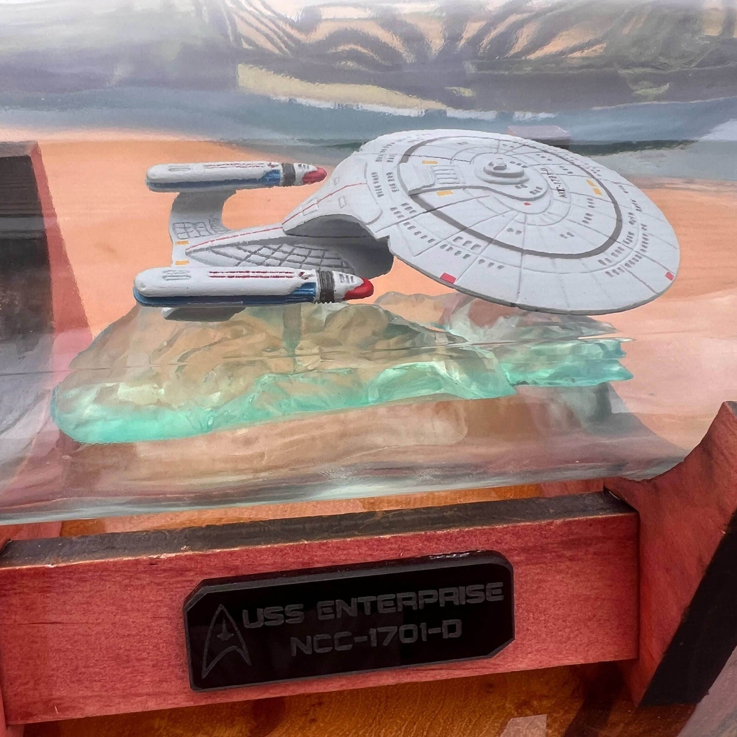 Star Trek NCC-1701-D Enterprise in a Bottle - 