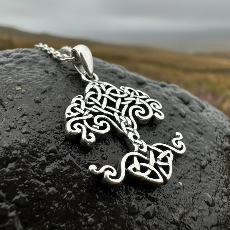Persephone Opal Tree of Life Necklace
