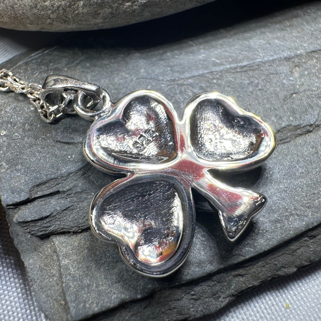 Peridot Shamrock Necklace