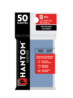 Phantom Sleeves: Red Size (45mm x 68mm) 50 ct - Glossy Front / Glossy Back