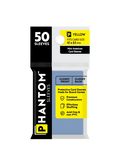 Phantom Sleeves: Yellow Size (41mm x 63mm) 50 ct - Glossy Front / Glossy Back