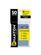 Phantom Sleeves: Yellow Size (41mm x 63mm) 50 ct - Glossy Front / Glossy Back