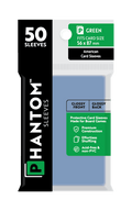 Phantom Sleeves: Green Size (56mm x 87mm) 50 ct - Glossy Front / Glossy Back