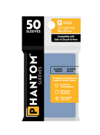 Phantom Sleeves: Gold Size (50mm x 75mm) 50 ct - Glossy Front / Glossy Back