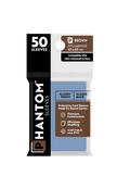 Phantom Sleeves: Brown Size (43mm x 65mm) 50 ct - Glossy Front / Glossy Back