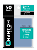 Phantom Sleeves: Aqua Size (80mm x 80mm) 50 ct - Glossy Front / Glossy Back