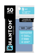 Phantom Sleeves: Sky Size (75mm x 105mm) 50 ct - Glossy Front / Glossy Back