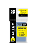 Phantom Sleeves: Yellow Size (41mm x 63mm) 50 ct - Glossy Front / Matte Back