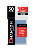 Phantom Sleeves: Red Size (45mm x 68mm) 50 ct - Matte Front / Matte Back