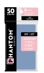 Phantom Sleeves: Rose Size (70mm x 120mm) 50 ct - Matte Front / Matte Back
