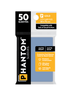 Phantom Sleeves: Gold Size (50mm x 75mm) 50 ct - Matte Front / Matte Back