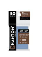 Phantom Sleeves: Brown Size (43mm x 65mm) 50 ct - Matte Front / Matte Back