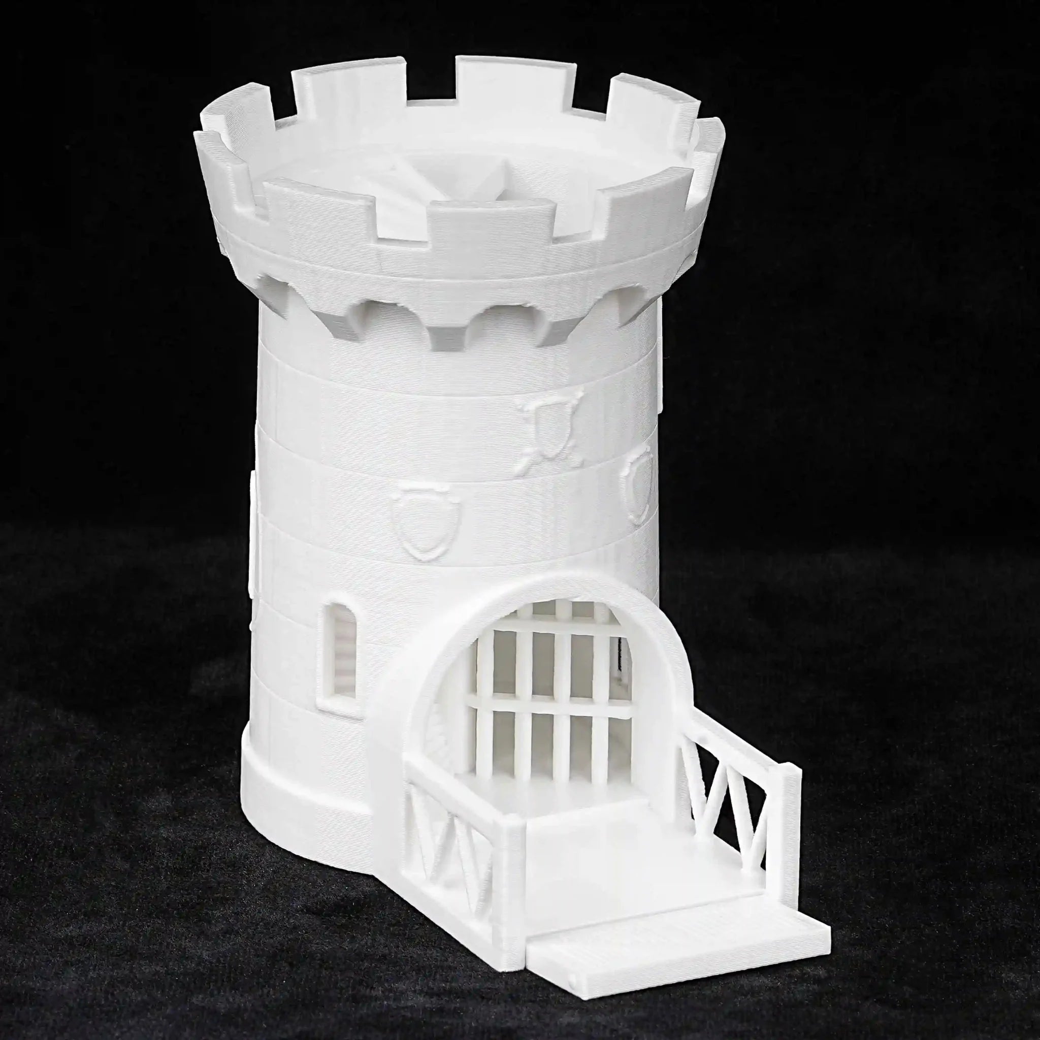 3D Printed Castle Model dungeons & dragons Dice Tower