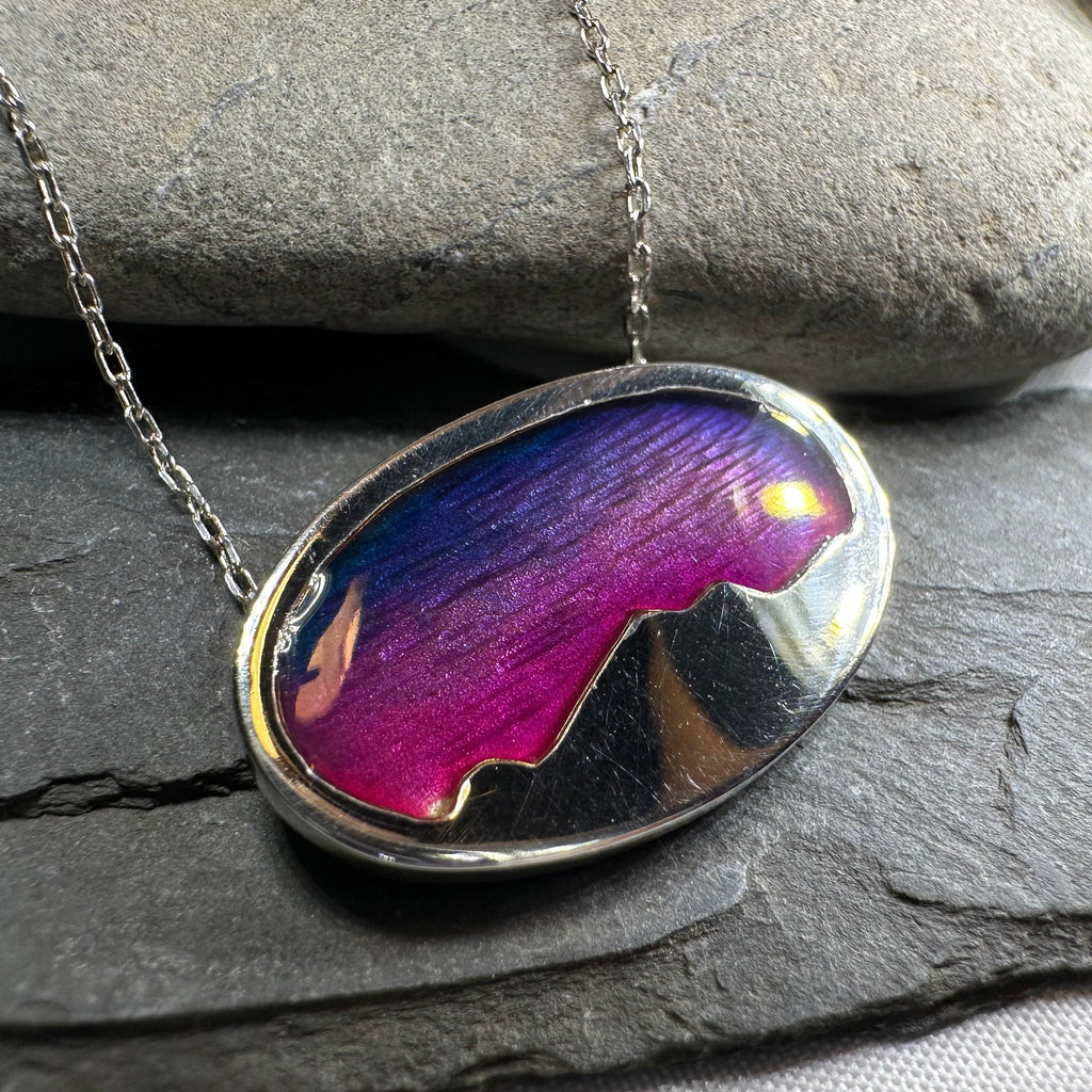 Purple Skies Northern Lights Necklace