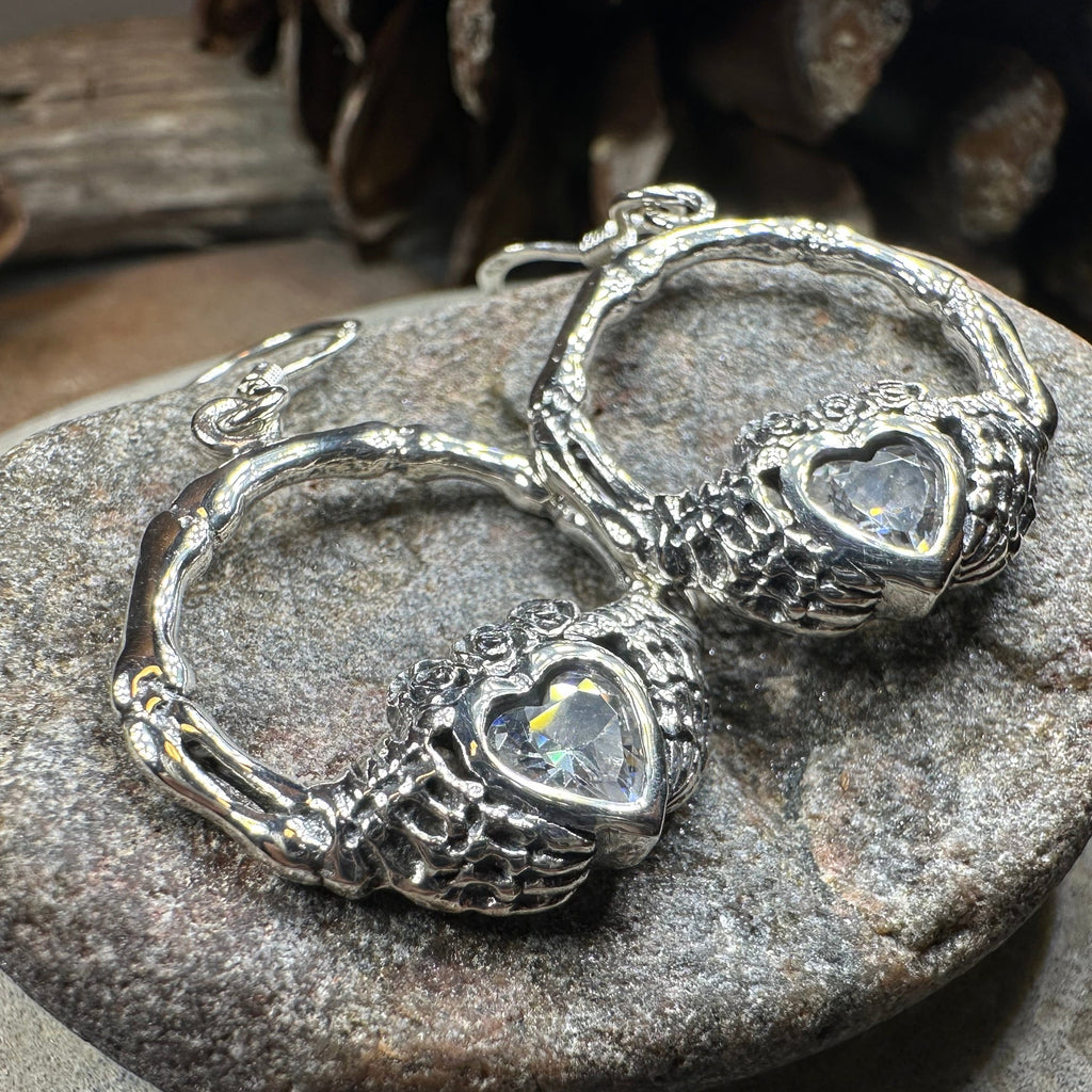 Claddagh Stud Earrings