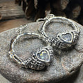 Claddagh Stud Earrings