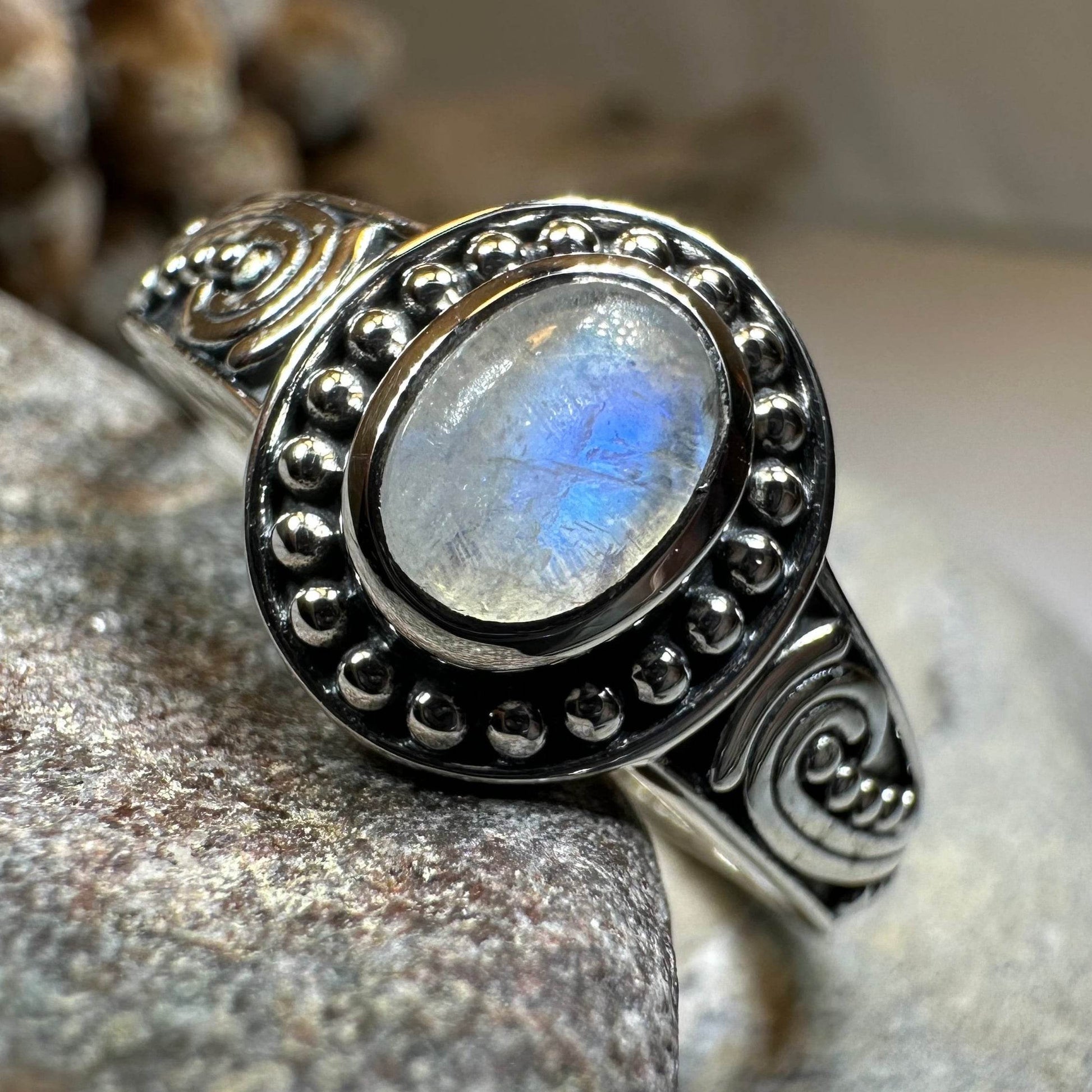 Galilah Celtic Moonstone Ring - 5