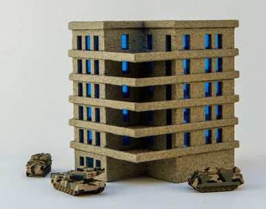 6mm Apartment Block (Matboard) - 285CSS153 - 