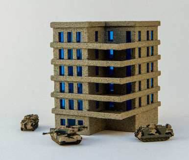 6mm Apartment Block (Matboard) - 285CSS153 - 