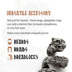 Fenrir Beard Rings (Silver - 4) - 