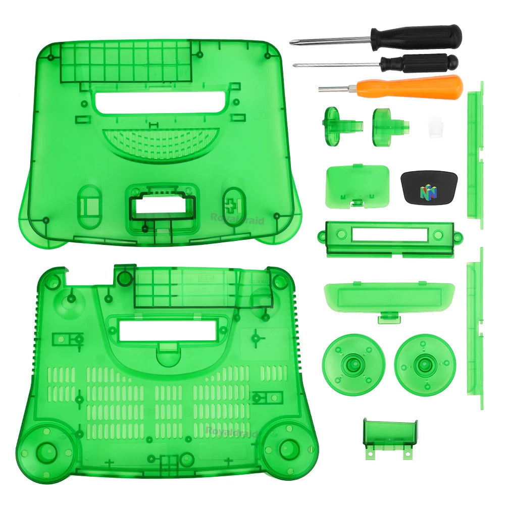 N64 Replacement Translucent Shell Case Housing Nintendo 64
