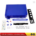 Nintendo Wii Replacement Shell Housing Case Blue Transparent Red