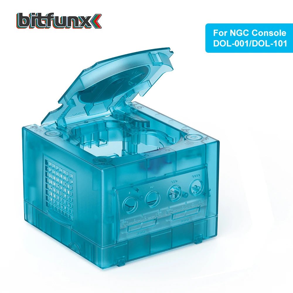 Gamecube Full Replacement Console Shell Housing Ice Blue