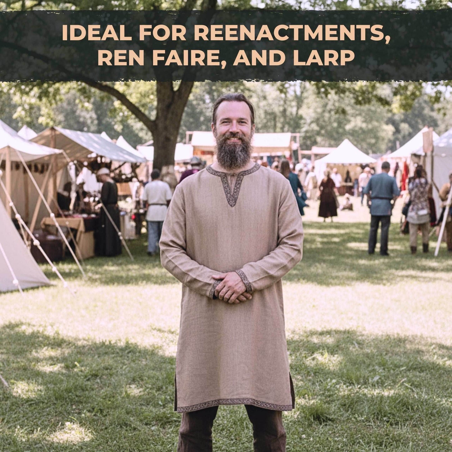 Linen Tunic - Long Sleeve / Medium