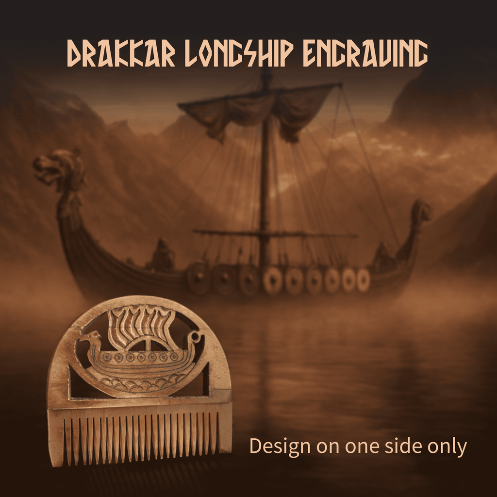 Bone Beard Comb - Drakkar - 